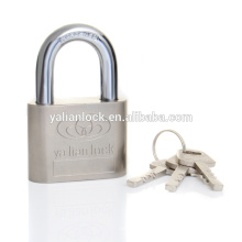 China Suppliers!!!Big Round Corner Vane Key Cheap Safety Nickle plated iron padlock